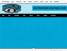 Tablet Screenshot of haltonvolleyball.com